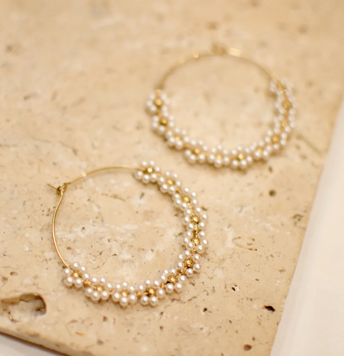 Boucles d'oreilles Perles